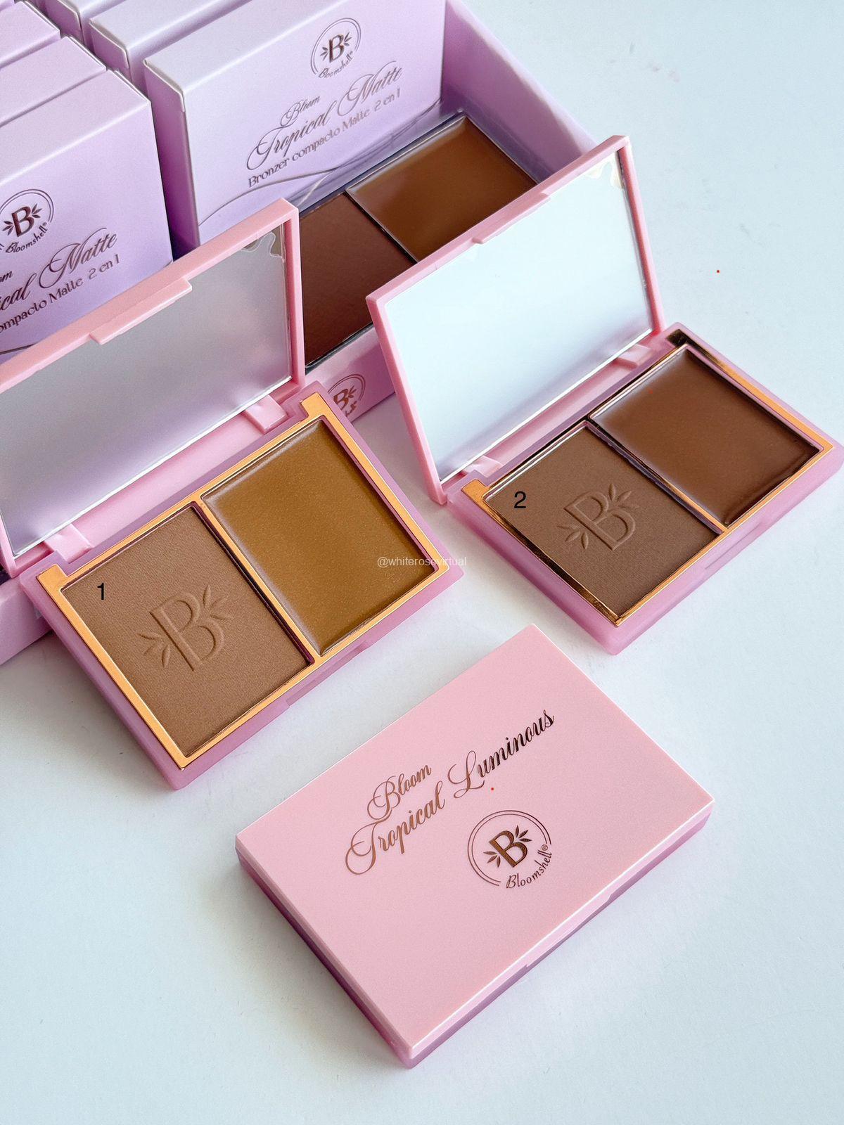 Bronzer luminoso 2 en 1 bloom (TONOSS)