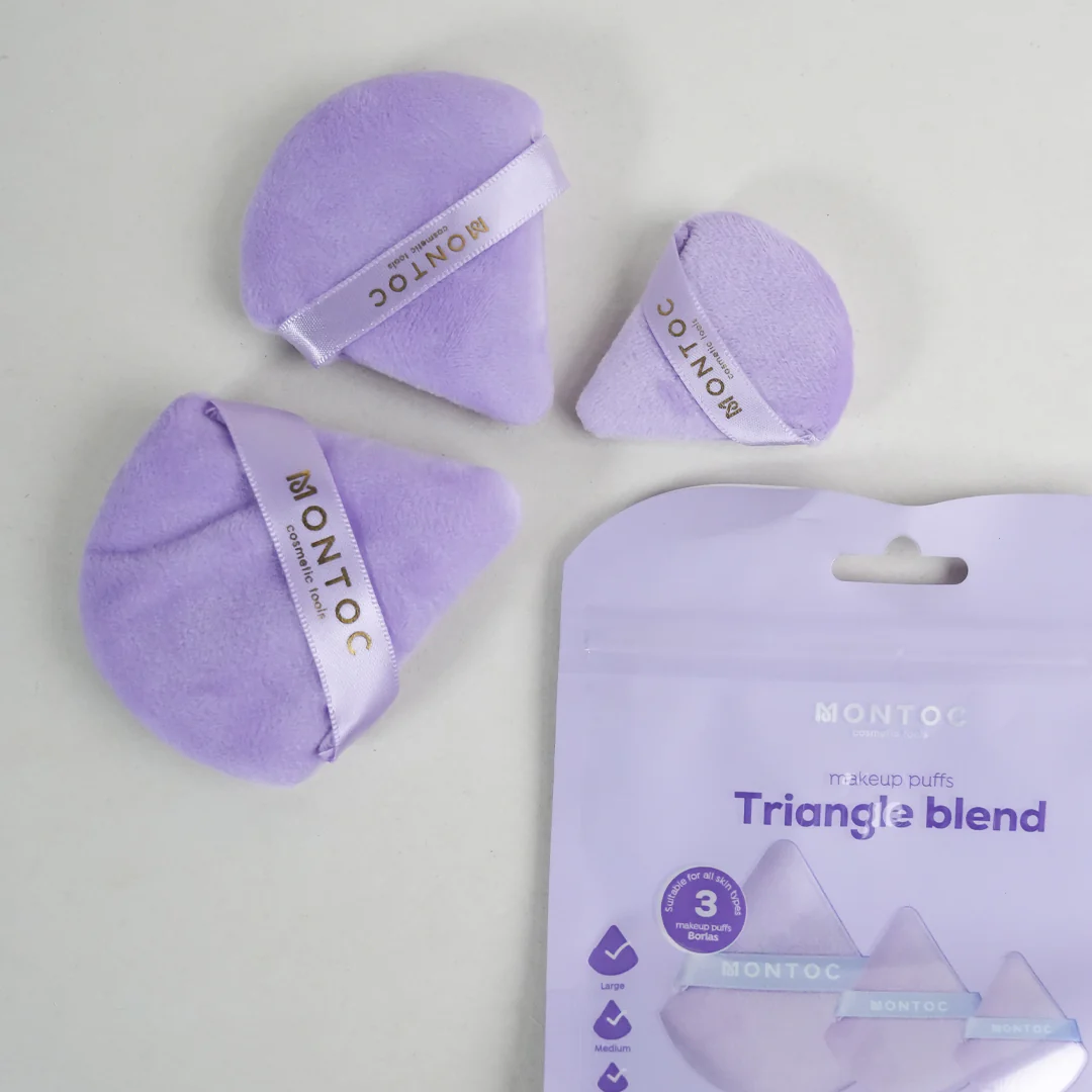 Set de borlas triangle blend lila (TONOSS)