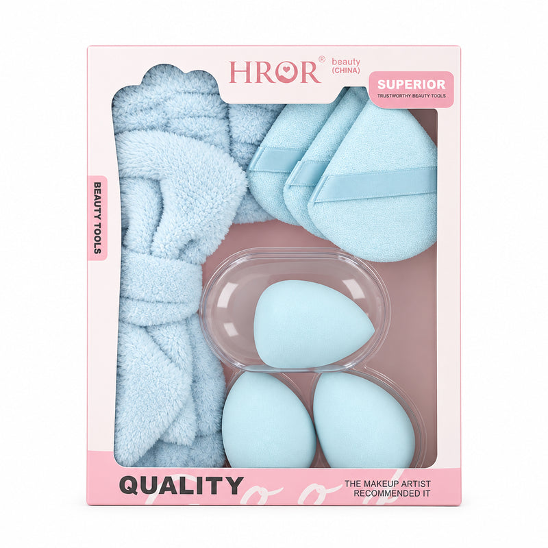 Kit pomos + borlas hror - Azul