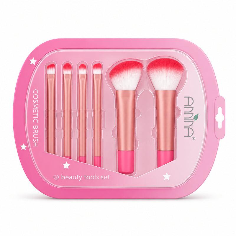 Estuche brochas annina x6 94-7 - Fuccia