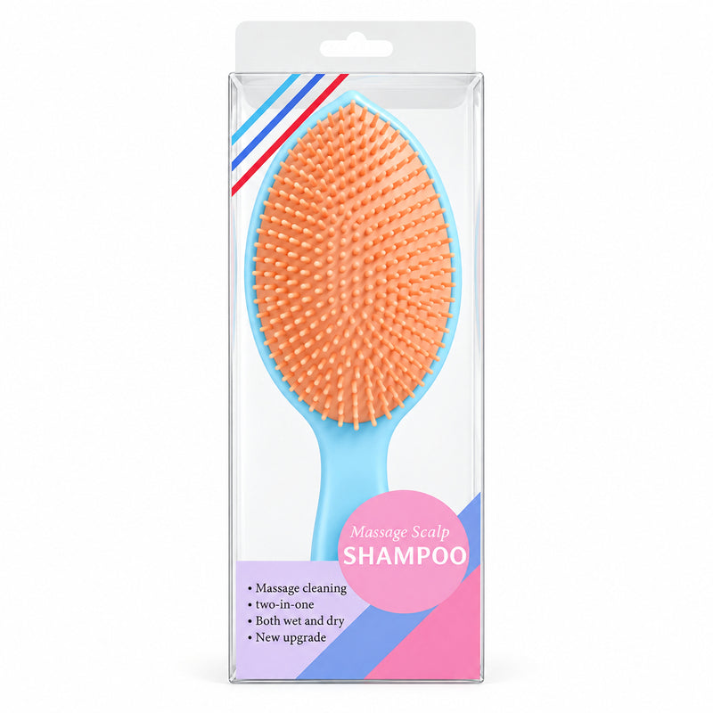Cepillo cabello masajeador - Azul