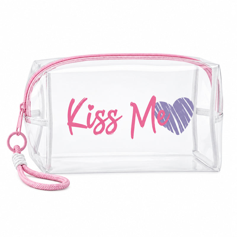 Cosmetiquera kiss me - Rosa