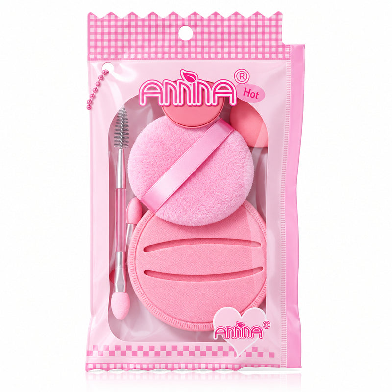Kit annina hot aplicadores + polveras x5 - Rosado