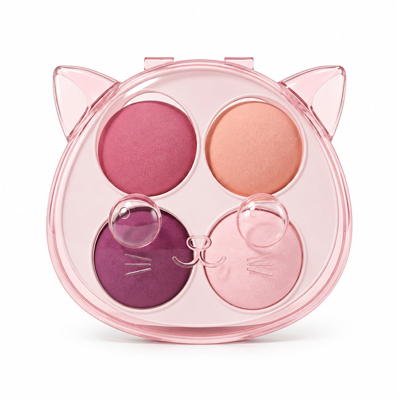 Set beauty blender x4 pcs cat - Rosa