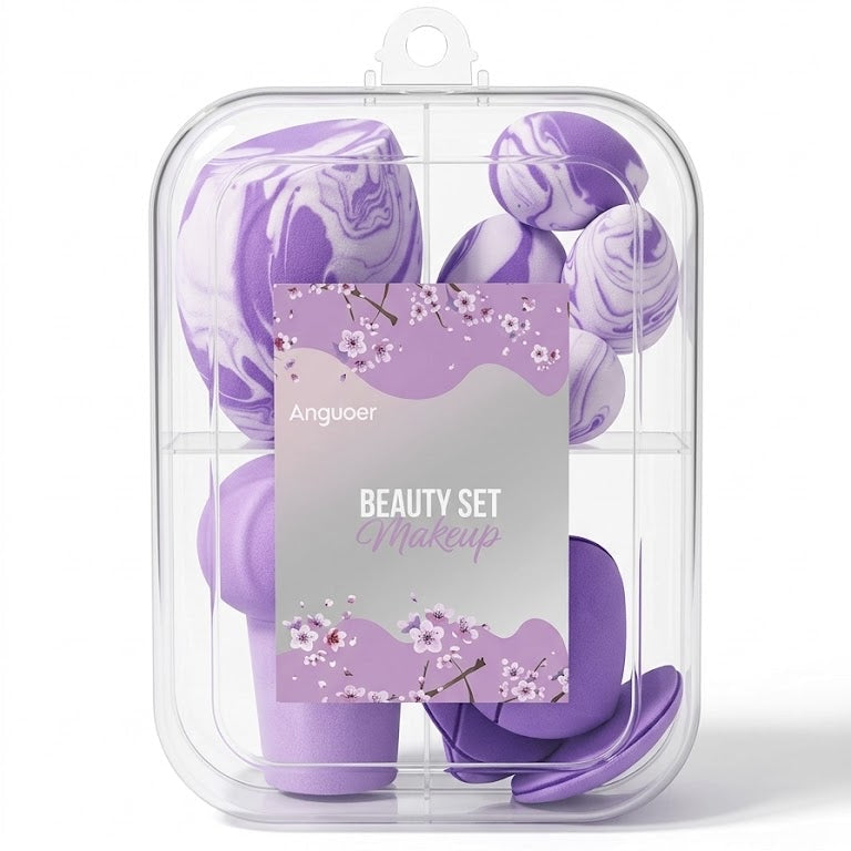 Kit de pomos beauty set x10 - Morado