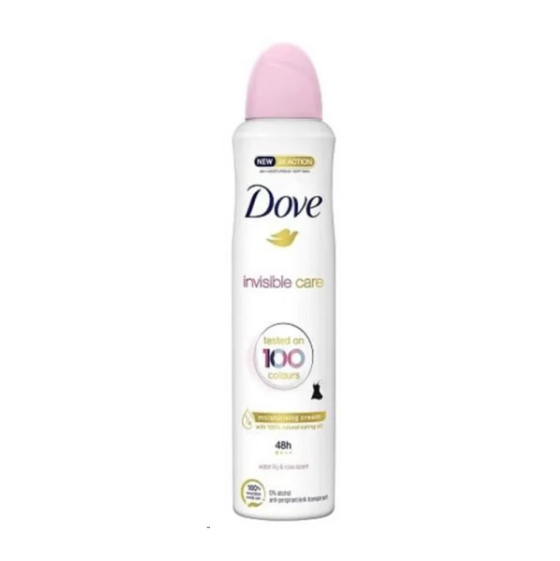 Desodorante aerosol dama invisible care x250 ml