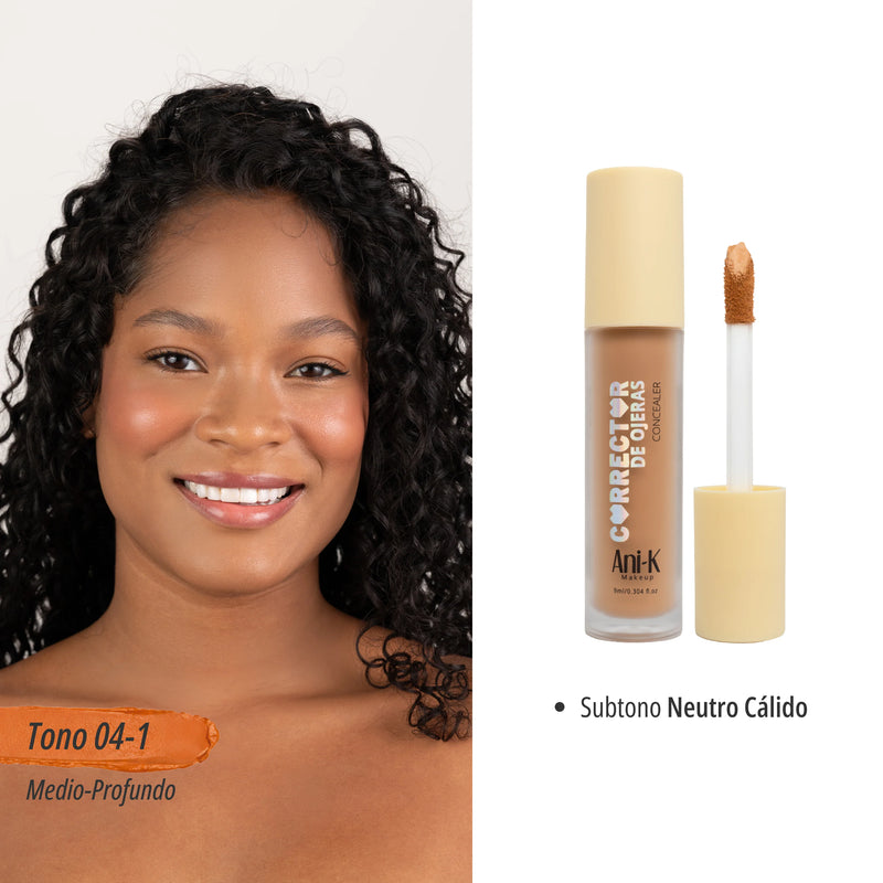 Corrector liquido anik concealer tono 04-1 x9 ml