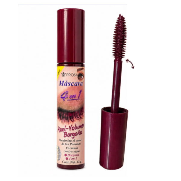 Pestañina maxi - volumen borgoña