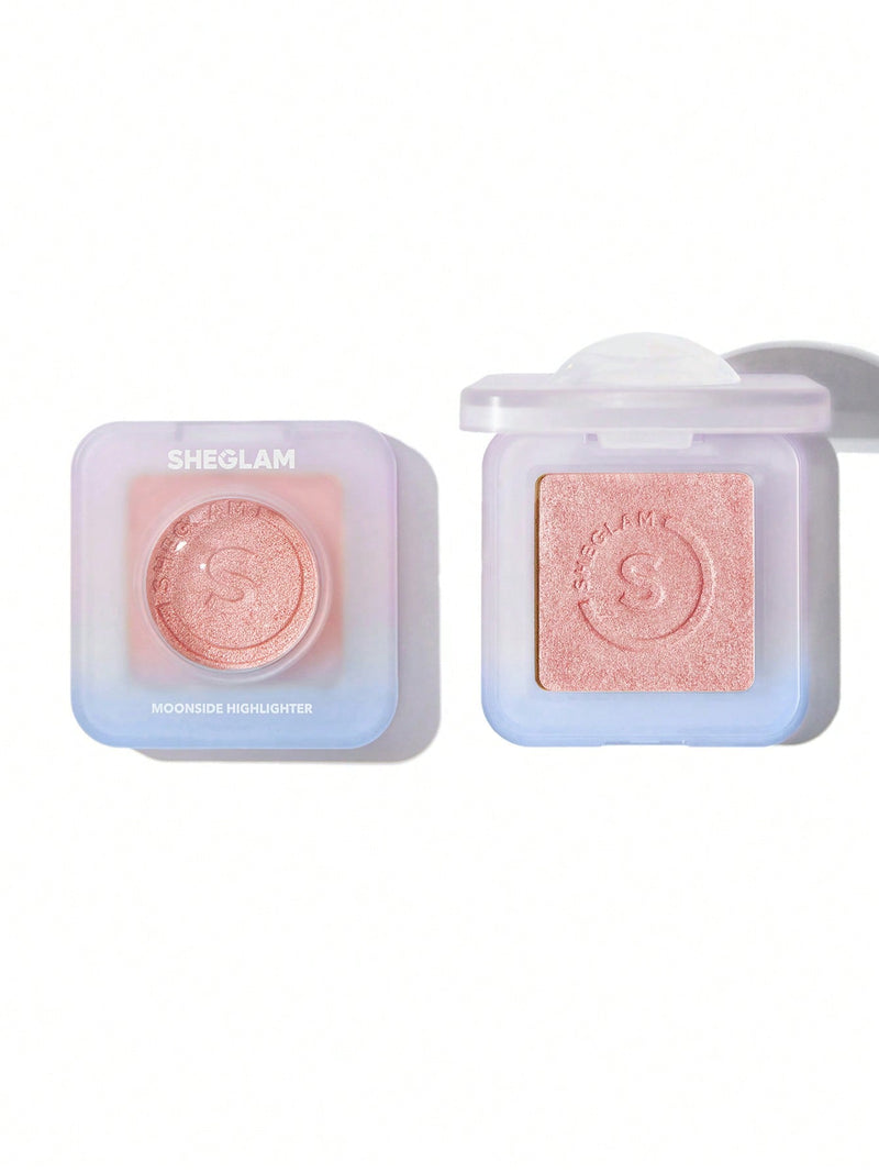 Iluminador compacto moonside - moon rose