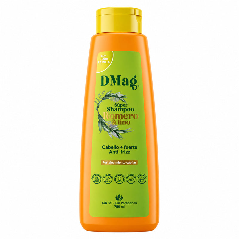 Shampoo x750 ml - romero y lino