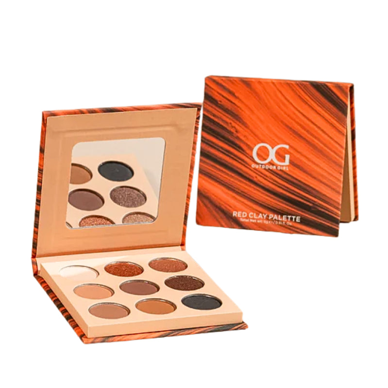 Paleta de sombras red clay x9