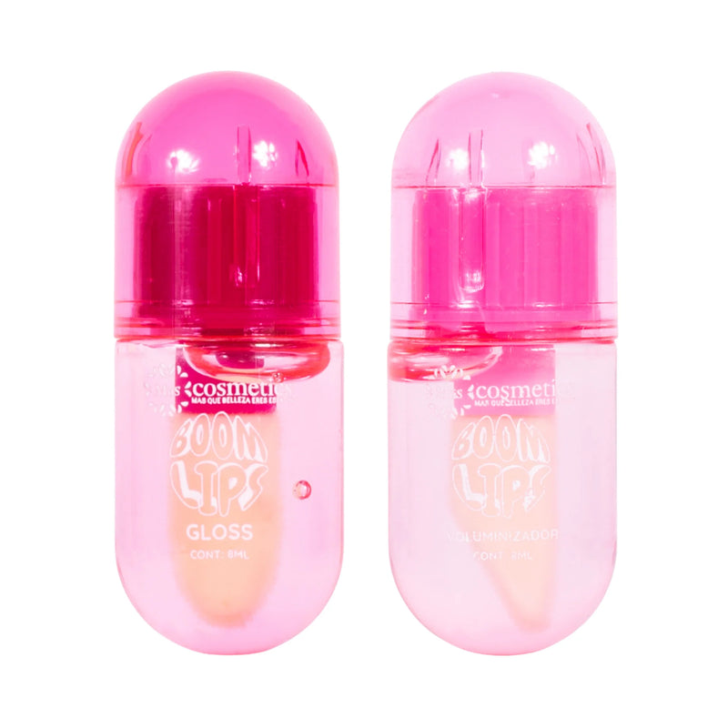 Lip gloss + voluminizador boom lips