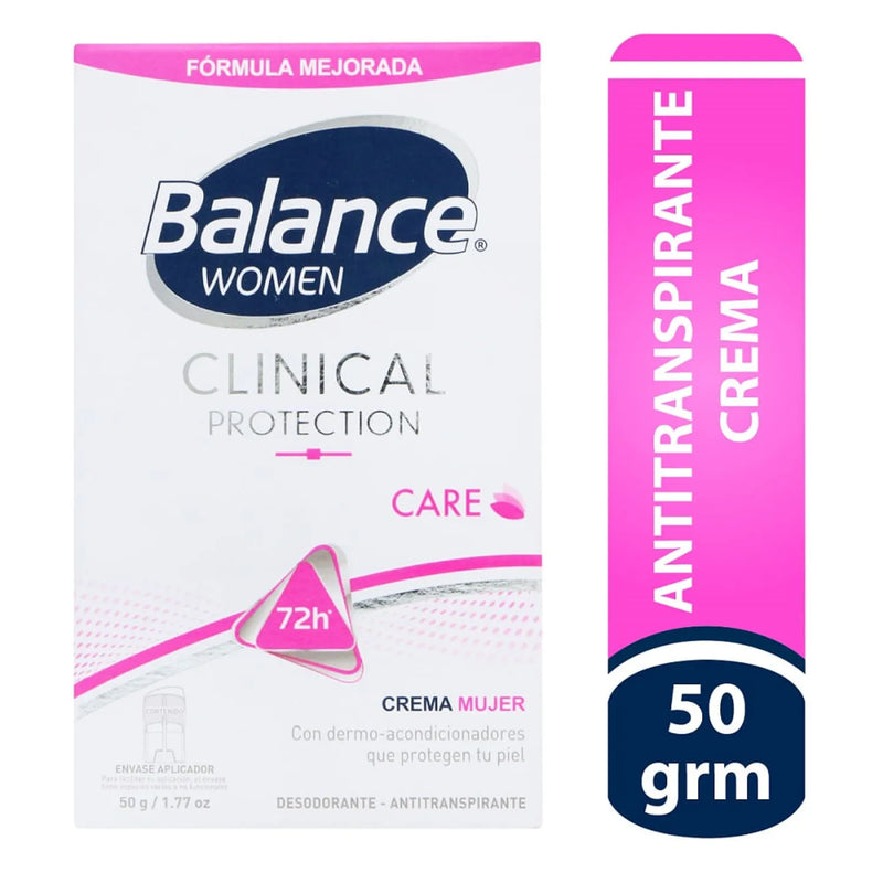Desodorante balance clinical dama x50 g rosado