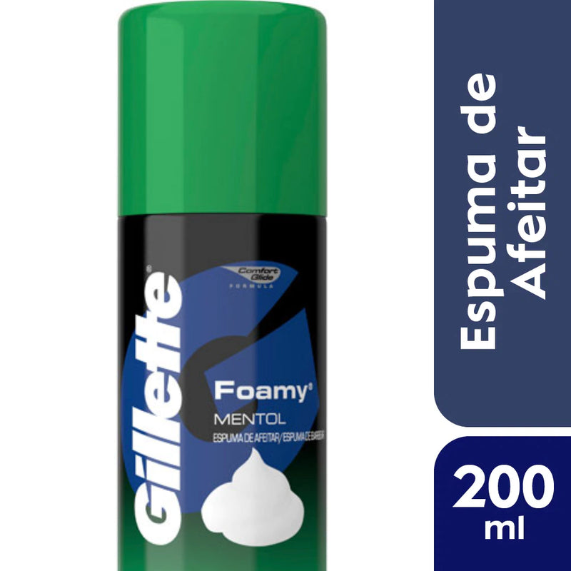Espuma afeitar foamy x200 ml - verde