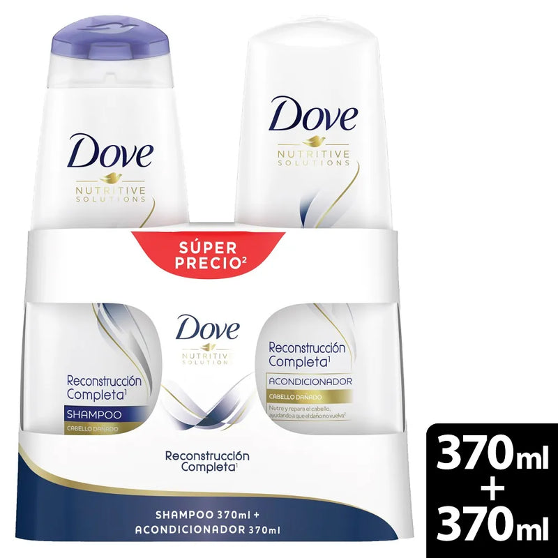 Shampoo dove + acondicion x400 reconstrucion