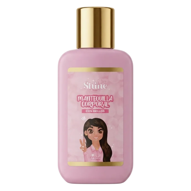 Mantequilla corporal glow shine x100 ml - rosado
