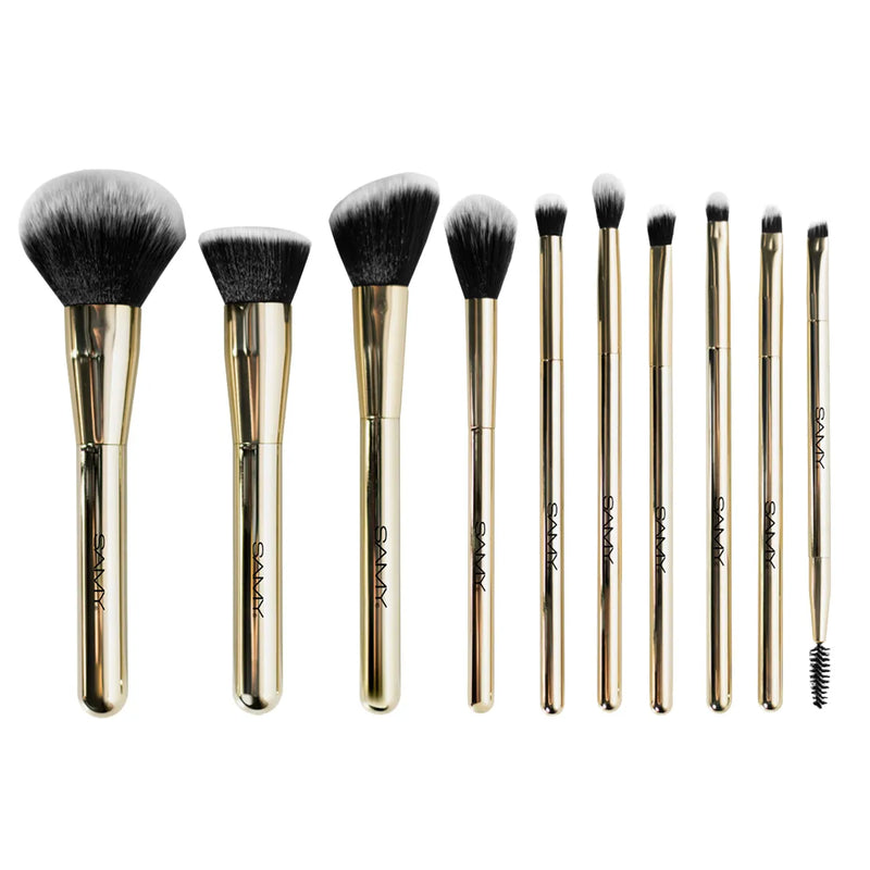 Kit de brochas x10 velvet glam