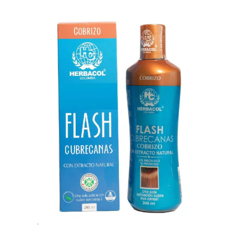 Flash cobrizo cubre canas x240 ml
