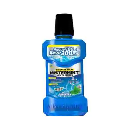 Menta fresca enjuague bucal x300