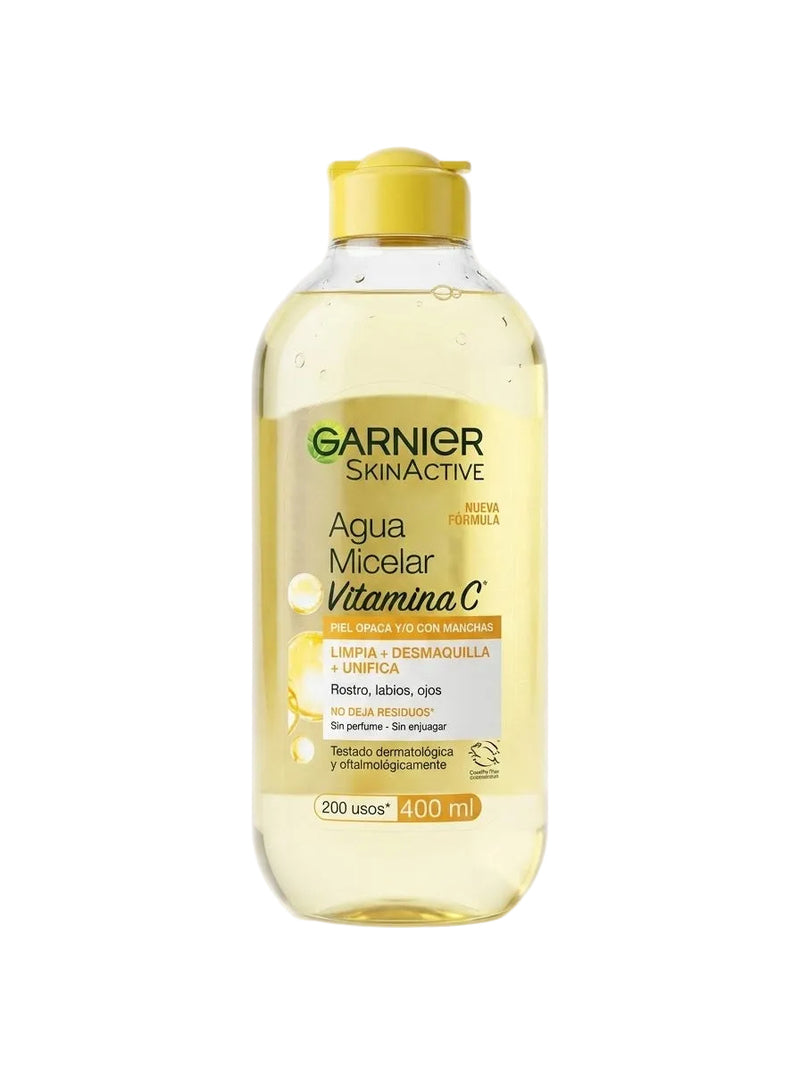 Agua micelar garnier tapa amarilla x400