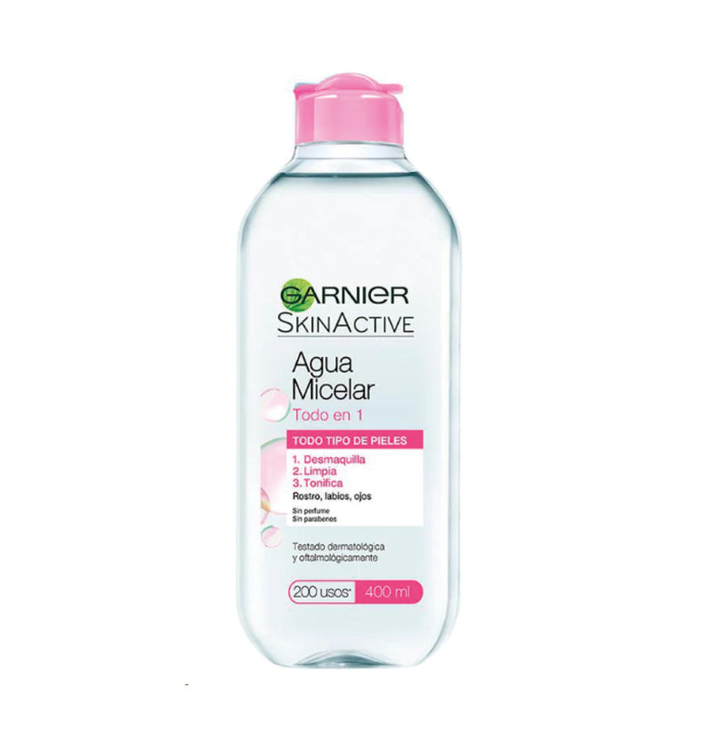 Agua micelar garnier x400 rosada
