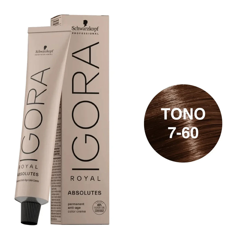 Tintura absolutes rubio medio chocolate natural 7-60