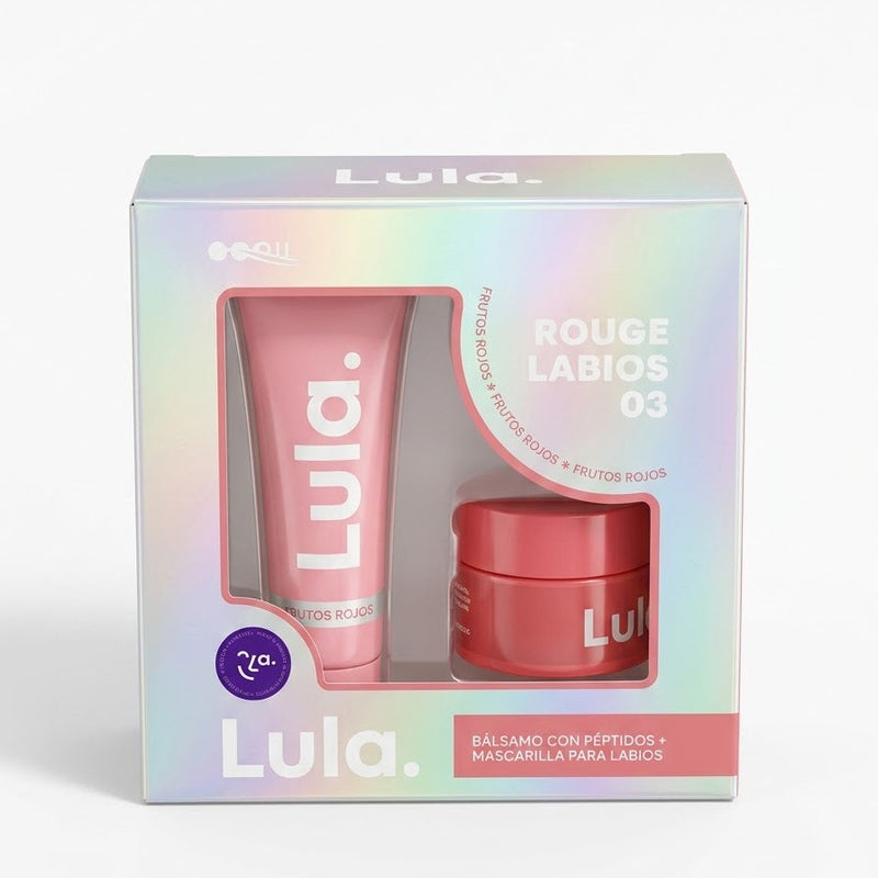 Kit labios balsamo + mascarilla - frutos rojos
