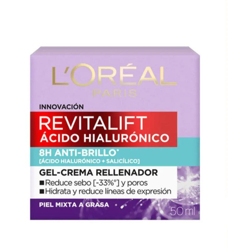 Crema revitalift 8 h anti brillo x50 ml
