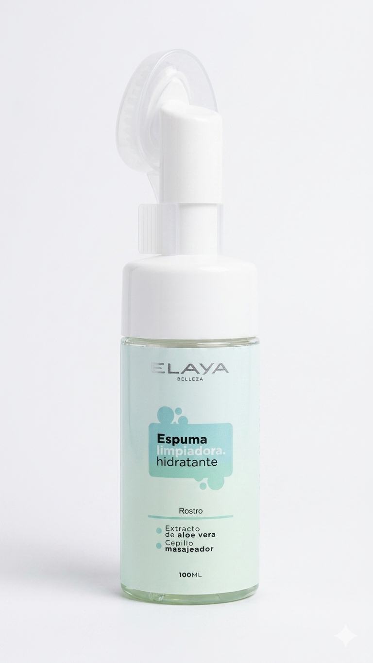 Espuma limpiadora hidratante
