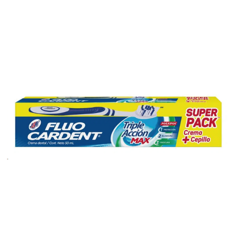 Fluo cardent + cepillo x50