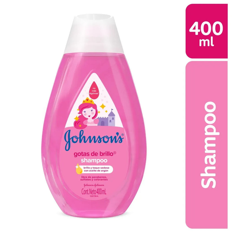 Shampoo johnson x400 ml - gotas de brillo