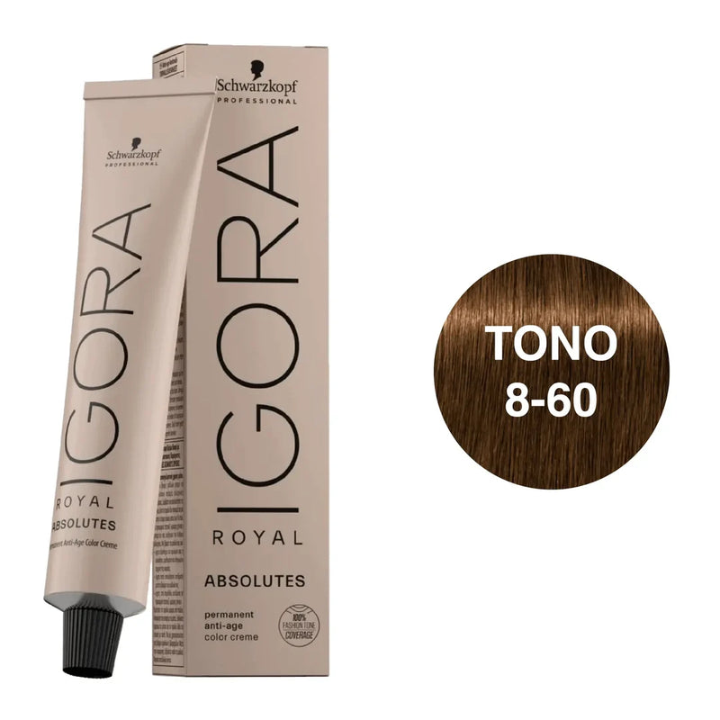 Tintura absolutes rubio claro chocolate natural 8-60