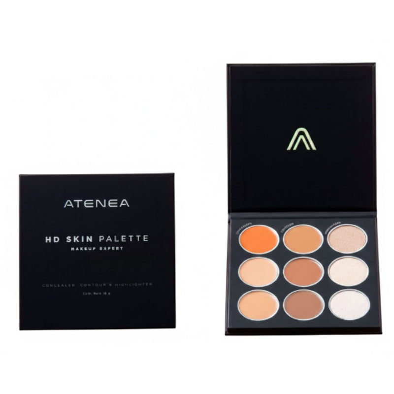 Paleta skin corrector contorno e iluminador - hdskinp