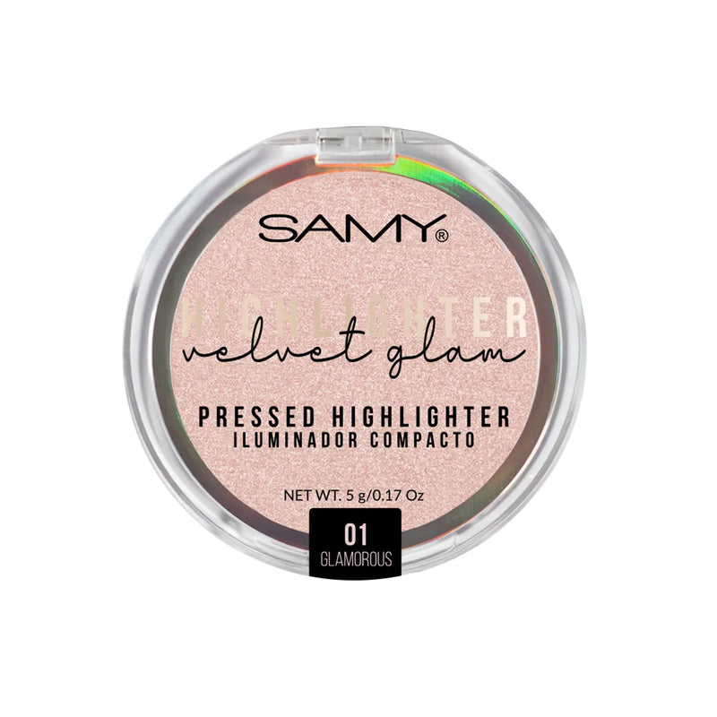 Iluminador compacto velvet glam #01 glamorous