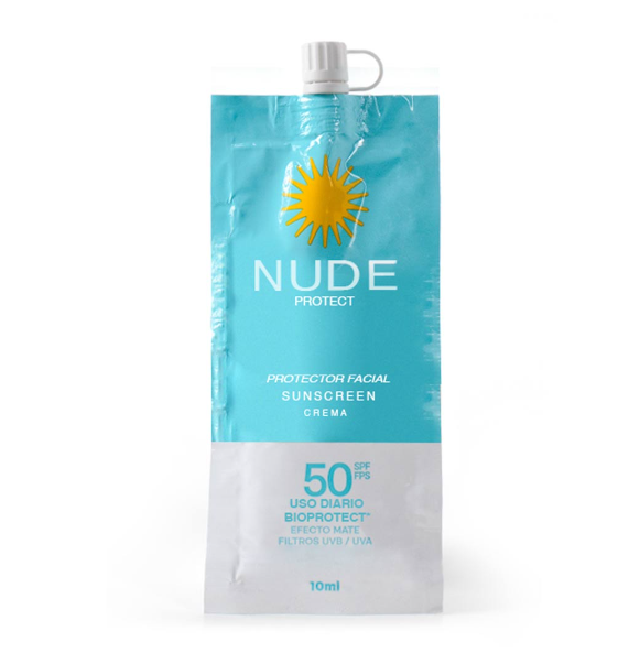 Bloqueador facial sachet f 50