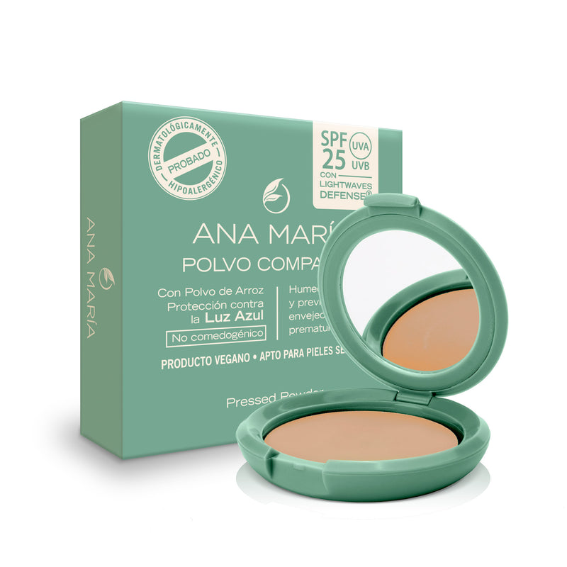 Polvo compacto ana maria tono canela
