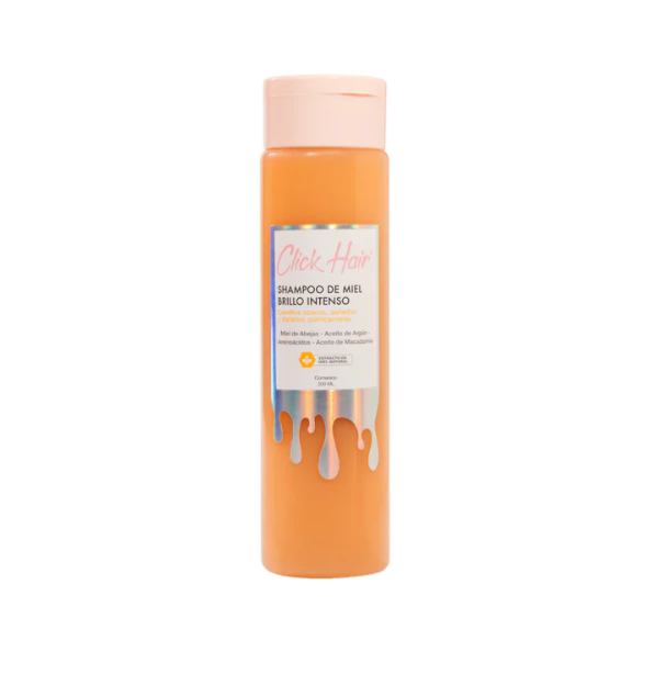 Shampoo x300 - miel y brillo intenso