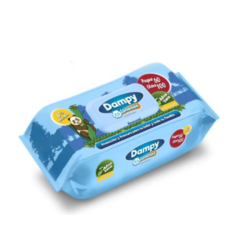 Pañitos dampy azul x100
