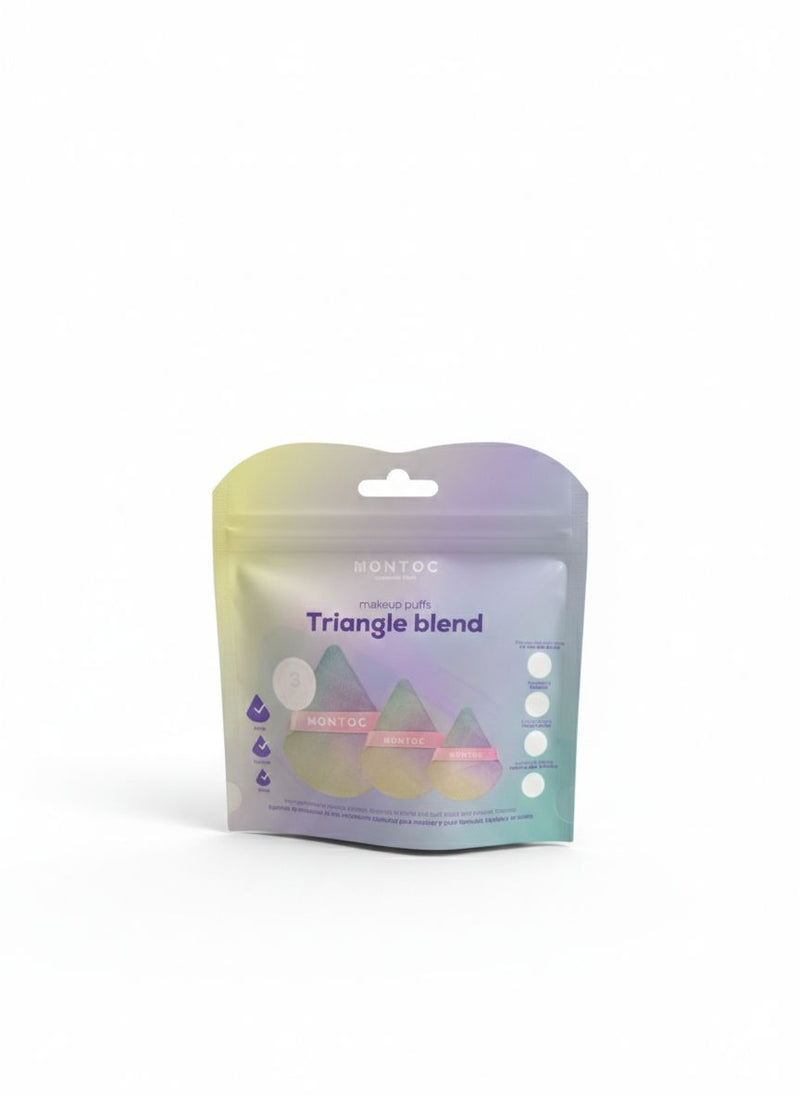 Set de borlas triangle blend - tornasol