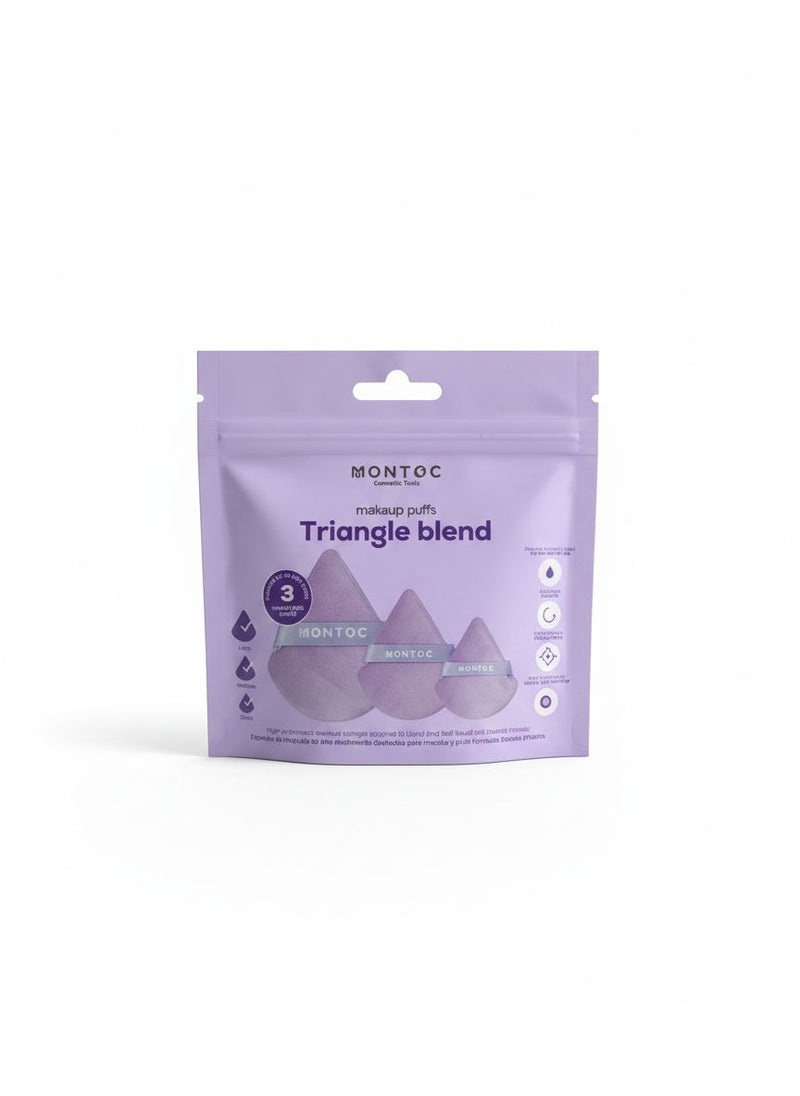 Set de borlas triangle blend - lila
