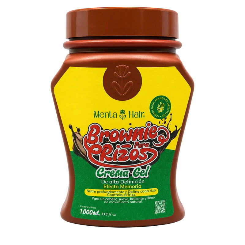 Crema gel x1000 ml - brownie rizos