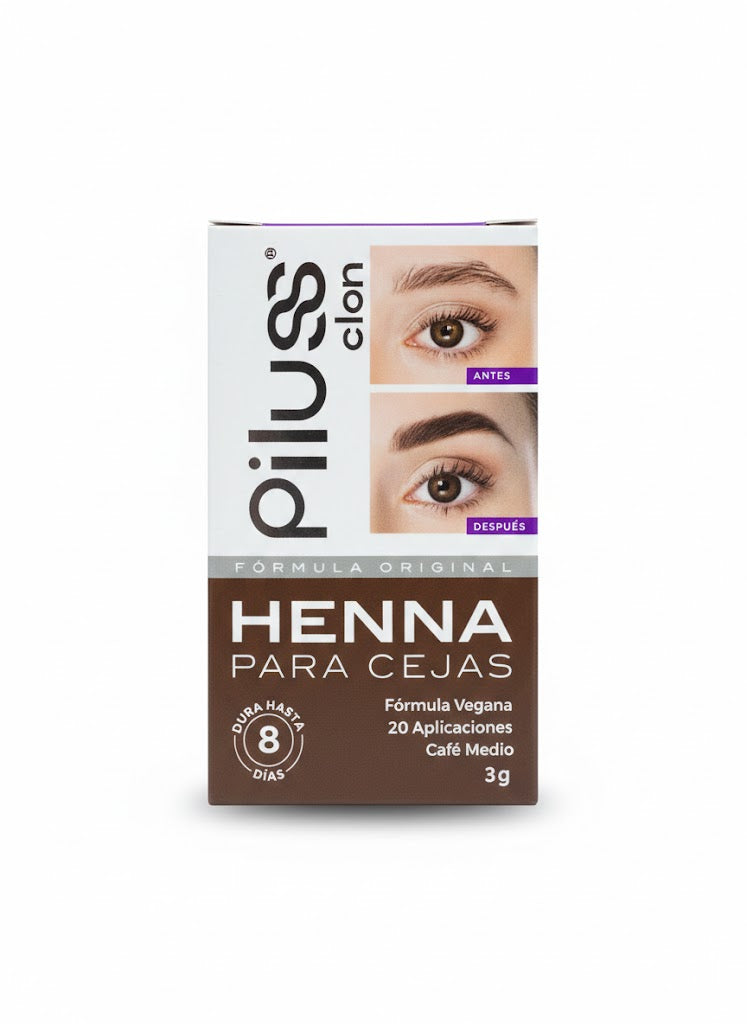 Henna para cejas cafe mediano x3 g