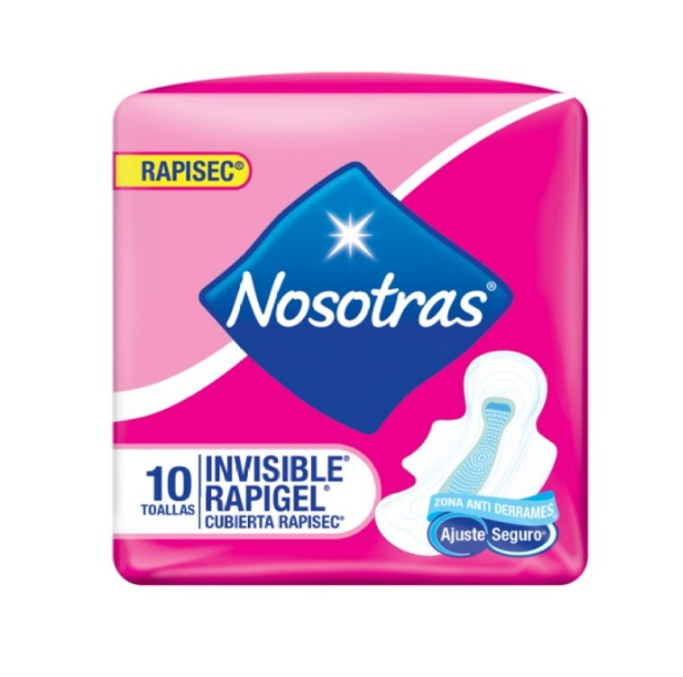 Toalla invisible rapigel x10