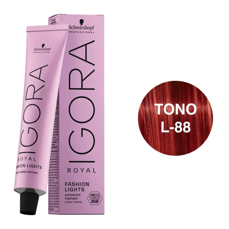 Tintura fashion lights rojo intenso