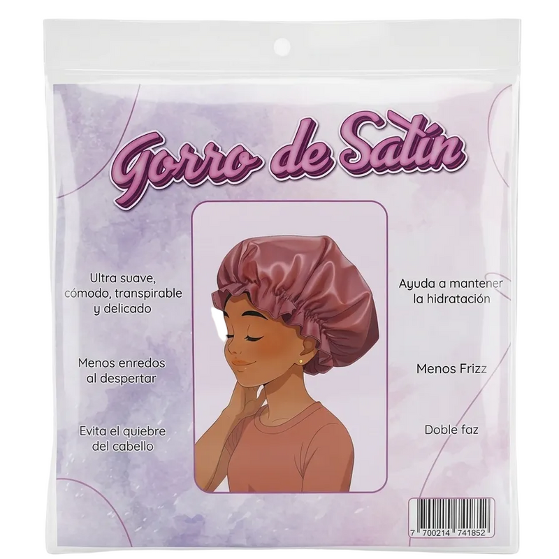 Gorro satin - Morado
