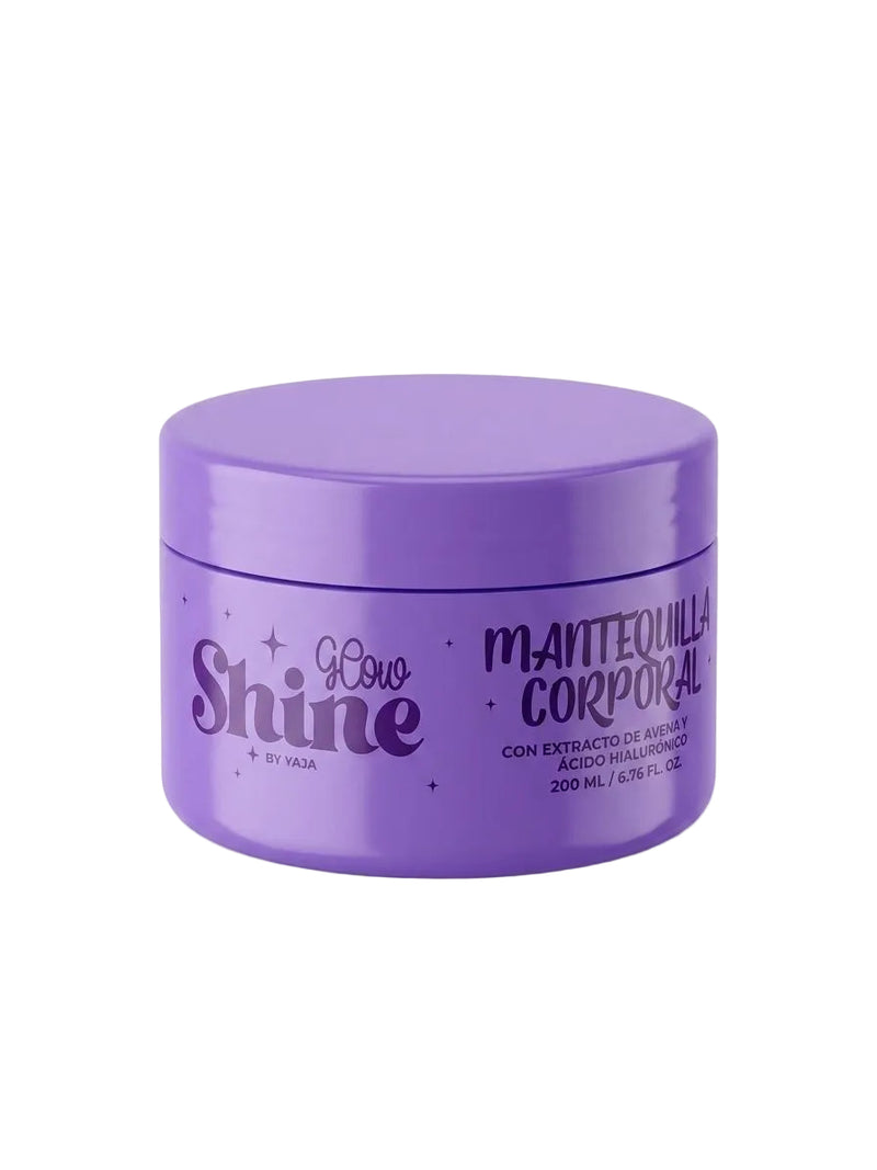 Mantequilla corporal glow shine x200 ml - morado