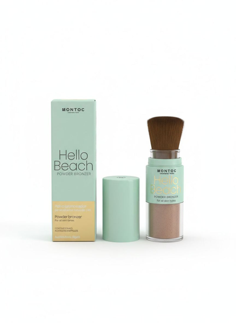 Bronzer en polvo + brocha hello beach 02