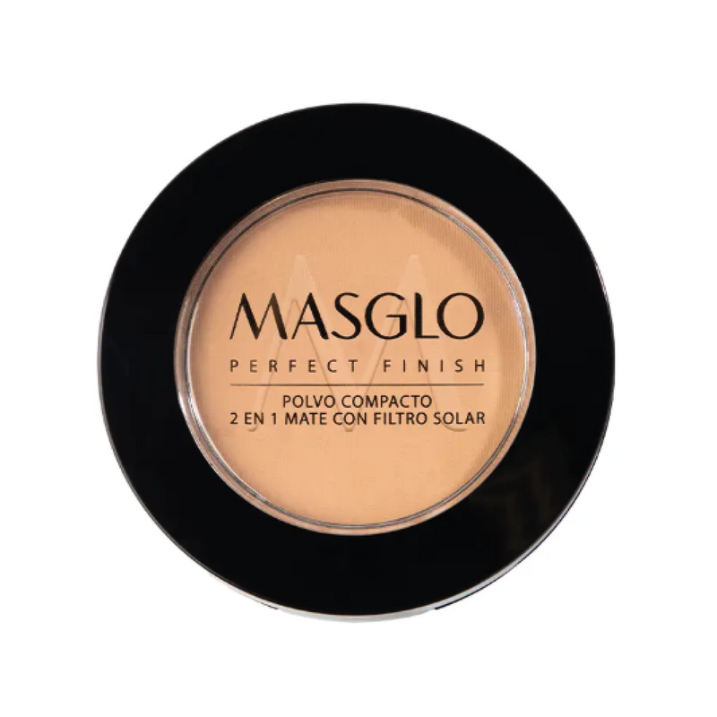 Polvo compacto masglo tono claro 2