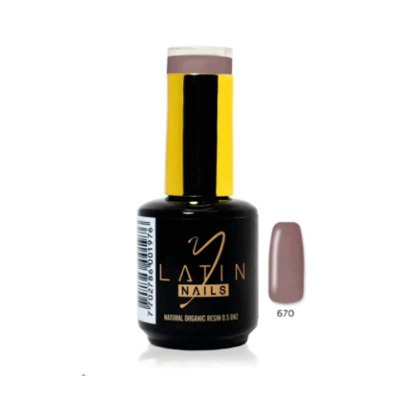 Esmalte 670 latin semi permanente x15 ml