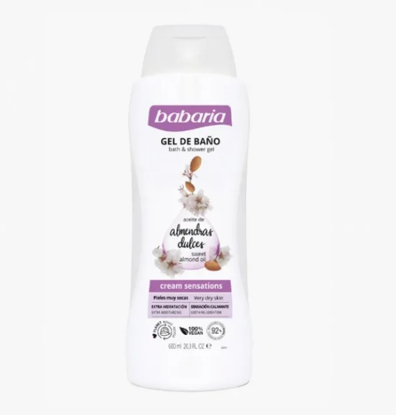 Gel x600 para ducha almendras